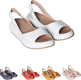 Generic Sandals, Sandals for Women, Womens Ultra-Comfy Casual Flat Orthotic Sandal,Suitable for All Foot Shapes (white,12)