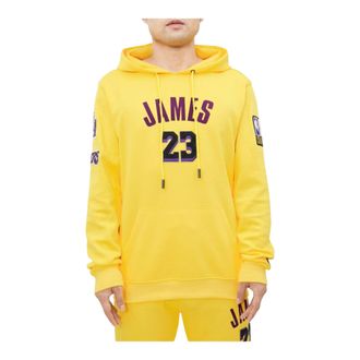 Pro Standard Pro Standard Los Angeles Lakers Lebron James Pro Team Hoodie in Yellow Men