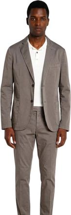 Mason's Da Vinci Travel Blazer - Heren - Blazers - Grijs - L - Katoen - Jassen
