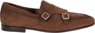 Santoni Carlos Nabuck Double-Buckle Moccasins