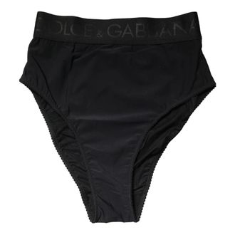 Dolce & Gabbana Bottoms, female, Black, Size: S High Brief