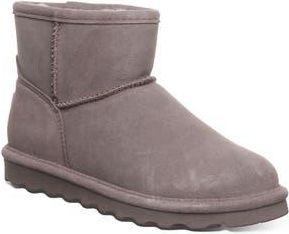 Bearpaw Alyssa Genuine Shearling Lined Boot - Wide Width in Cinder at Nordstrom Rack, Size 10