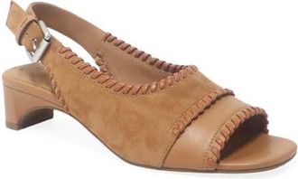 Gentle Souls Samarra Slingback Sandal in Tan Suede at Nordstrom, Size 6.5