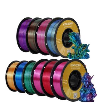 OEM Filamento Pla/plata Seda Para Impresoras 3d, 1,75 Mm De Di&aacute;metro, Temperatura De Impresi&oacute;n 190-230 &deg;c