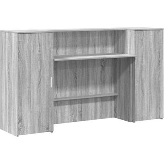 vidaXL Vidaxl - Reception Desk Grey Sonoma 180x50x103.5 cm Engineered Wood