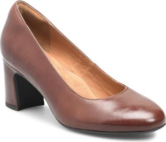 S&ouml;fft Anna Marie Pump in Cognac at Nordstrom, Size 9.5