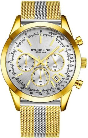 Stührling Monaco Silver-tone Dial Mens Watch M15858