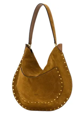 Isabel Marant Womens Camel Suede Hobo Pocket Shopping Bag Cognac Borse A Tracolla