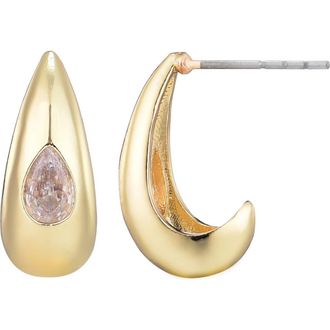 Adornia Pear Crystal Teardrop Earrings in Gold at Nordstrom Rack