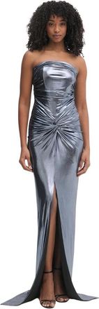 Retrof&ecirc;te Maytal Jurk - Dames - Avondkleed - Blauw - S - Polyester - Kleedjes