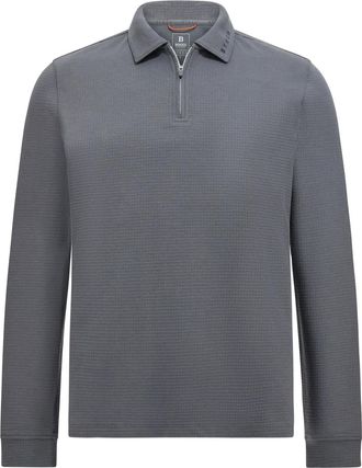 Boggi Milano half-zip cotton sweatshirt - Grey
