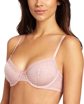 Felina Gianna Semi Demi Unlined Bra In Tea Rose