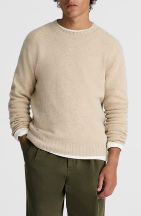 Madewell Crewneck Heritage Merino Wool Sweater in Pebble Stone at Nordstrom, Size Large