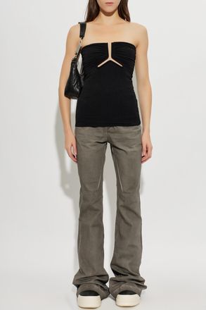 Rick Owens Top With Exposed Shoulders, Womens, Black
