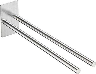 OEM Toallero Sin Taladro - Acero Inoxidable - Autoadhesivo - 38 Cm - Plateado