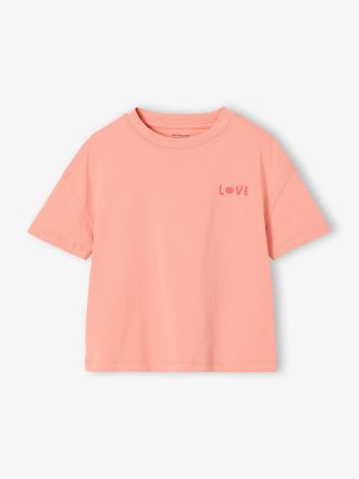 Vertbaudet M&auml;dchen T-Shirt BASIC Oeko-Tex aprikose