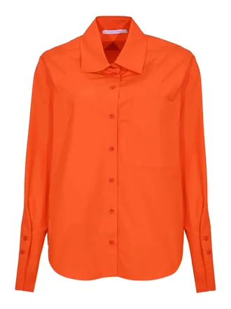Patrizia Pepe Oversize shirt in cotton poplin