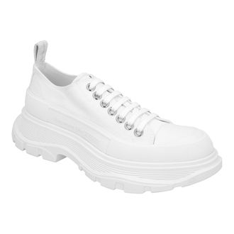 Alexander McQueen Alexander Mcqueen Womens Tread Sneaker White Canvas - Size EU 40