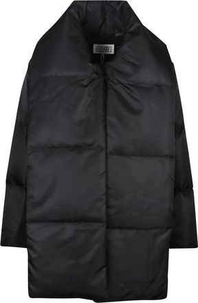 Maison Margiela Gewatteerd Donsjack - Dames - Gewatteerde jassen - Zwart - M - Jassen