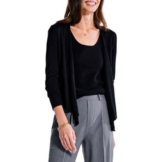 Nic+Zoe All Year 4-Way Convertible Cardigan in Black Onyx at Nordstrom Rack, Size Xx-Large