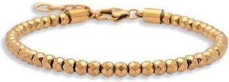 Eye Candy Los Angeles Mens Noah Beaded Bracelet in Gold at Nordstrom Rack