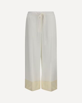 Toteme Drawstring satin Pants Female 38