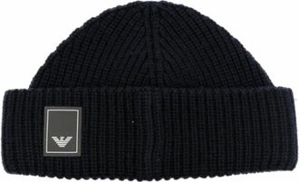 Emporio Armani Blauwe Hoeden & Beanies door - Heren - Hoeden - Blauw - L - Accessoires