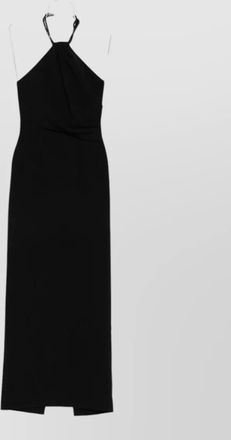 Solace London beaded halterneck maxi dress
