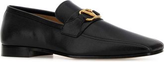 Valentino Garavani Mens Vlogo Loafer Black Goaskin