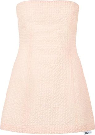 GCDS Mina Mini Jurk - Dames - Feestkleedjes - Roze - 3XL - Katoen - Kleedjes