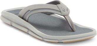Olukai Akeu Flip Flop in Rock /Rock at Nordstrom, Size 14