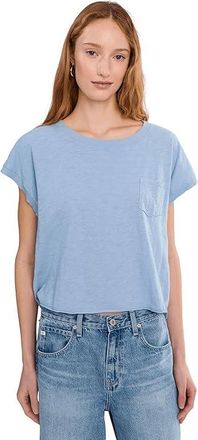Mod-o-doc Short Dolman Sleeve Step Hem T-Shirts Womens Clothing Frost : LG (US 12-14), Cotton
