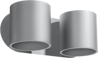 OEM L&aacute;mpara De Pared Amero 2 G9 Gris Alu Lumilo 06.197.61