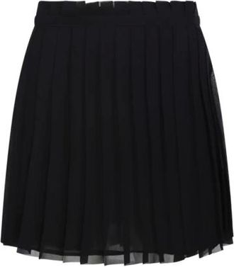 Ami Pleated Skirt in Black