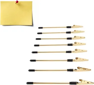 OEM 10 Portanotas De Metal Chapados En Oro, Ligeros Pero Resistentes, Perfectos Para Fiestas Y Bodas