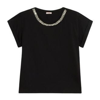 Oltre Mujer, Camisetas, Negro, Talla: S