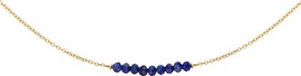 Lily & Roo Gold Lapis Gemstone Cluster Choker