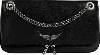 Zadig&Voltaire Borsa Rock Ii in pelle granata - - Bags - Donna - Nero - ONE SIZE