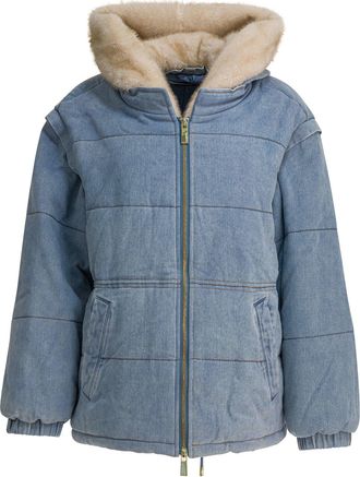 Max & Moi Jackets & Coats Jackets And Coats Light Blue-Donna