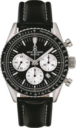 Revue Thommen Aviator Chronograaf Horloge - Heren - Horloges - Grijs - ONE Size - Accessoires