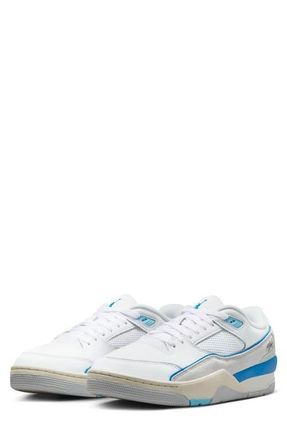 Nike Jordan Flight Court Sneaker in White/Photo Blue at Nordstrom, Size 7.5