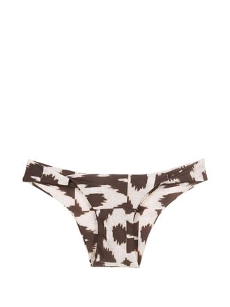 Lenny Niemeyer Slip bikini a vita bassa Puglia - Marrone