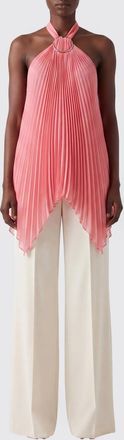 Max Mara Top Valzer in poliestere plissettato