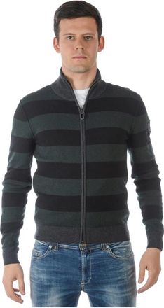 Armani Jeans Hoodie - Heren - Vesten - Veelkleurig - M - Wol - Truien & Vesten