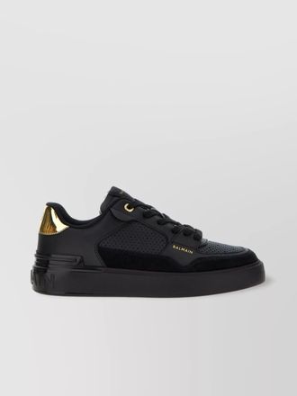 Balmain leather low-top sneakers