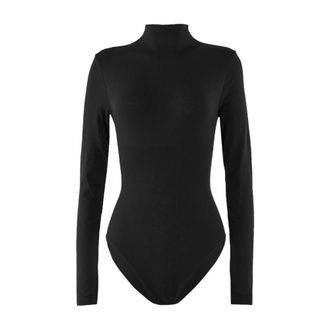 Wolford Mujer, Camisetas, Negro, Talla: M