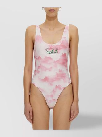 Rotate logo one-piece swimsuit