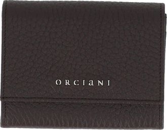 Orciani A Busta Piccolo Soft Pebbled Leather Small Wallet
