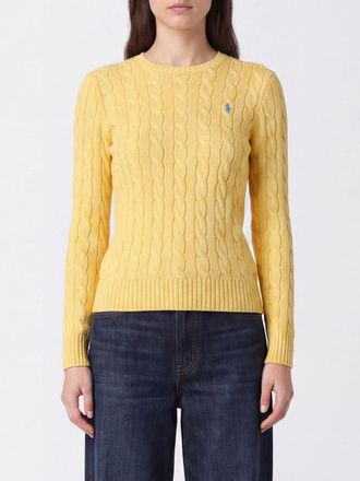 Polo Ralph Lauren Maglia girocollo slim fit in lana e cashmere con logo Pony