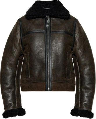 Samsøe & Samsøe Dames, Jassen, Bruin, Maat: XS Leer